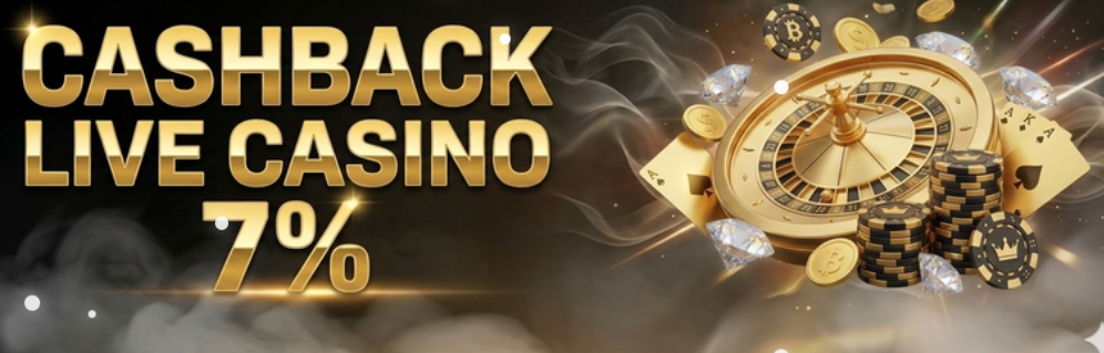 CASHBACK CASINO 7%